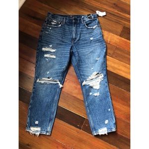 NWT Abercrombie & Fitch Mom Jeans